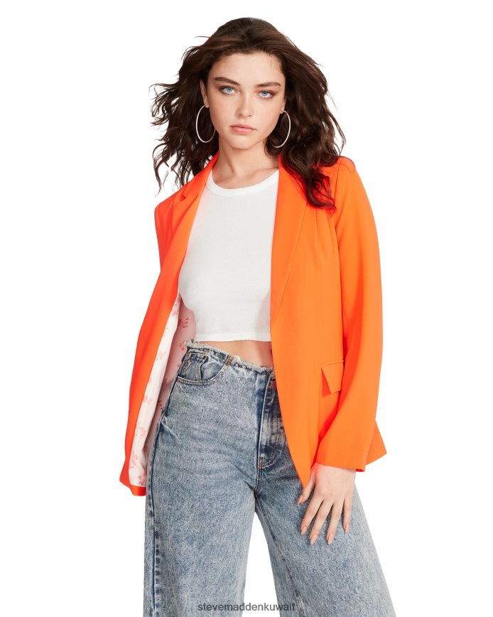 Steve Madden نحيف سترة بايتون البرتقالي يلبس 6JPNNF630