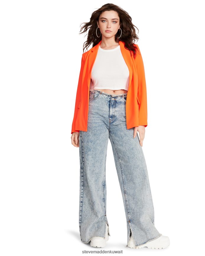 Steve Madden نحيف سترة بايتون البرتقالي يلبس 6JPNNF630