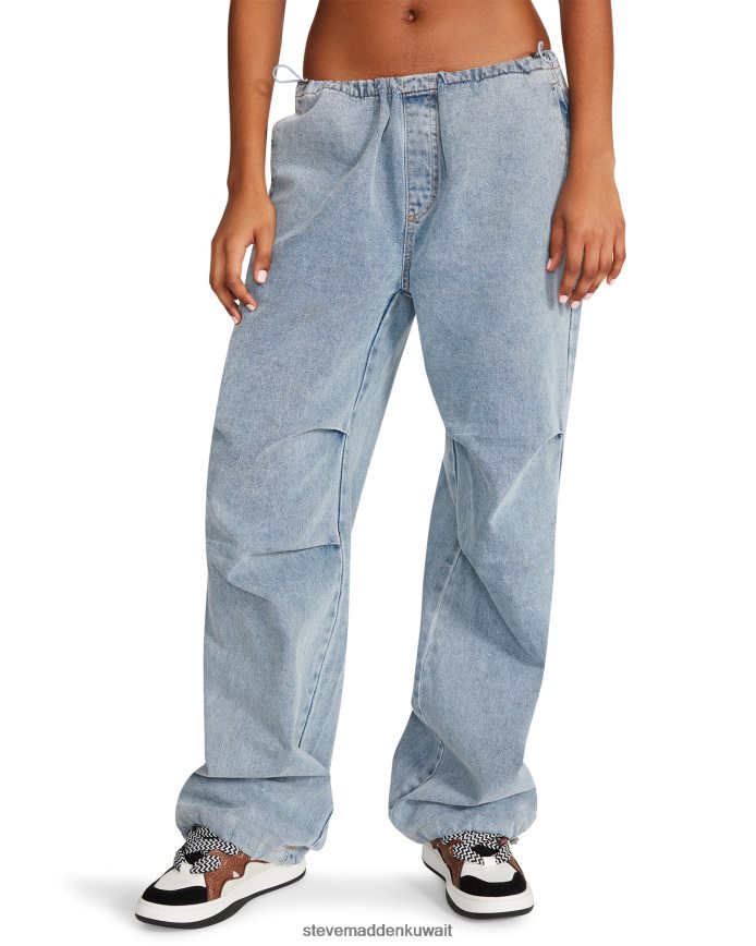 Steve Madden نحيف بيا المظلة بانت قماش الدنيم يلبس 6JPNNF636