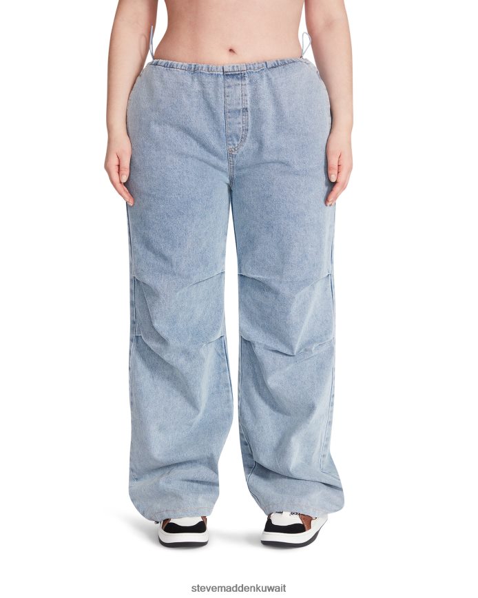 Steve Madden نحيف بيا المظلة بانت قماش الدنيم يلبس 6JPNNF636