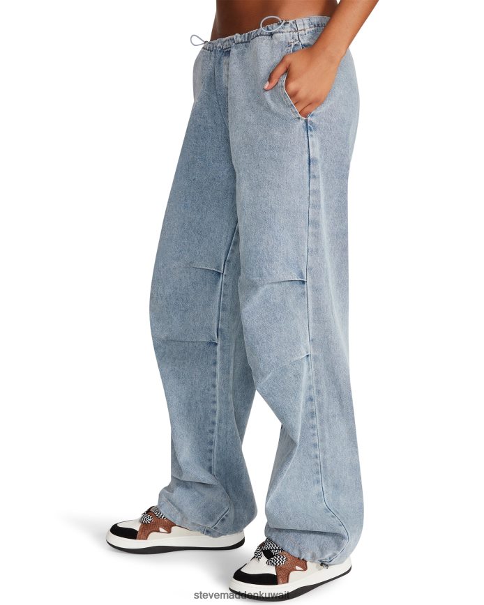 Steve Madden نحيف بيا المظلة بانت قماش الدنيم يلبس 6JPNNF636