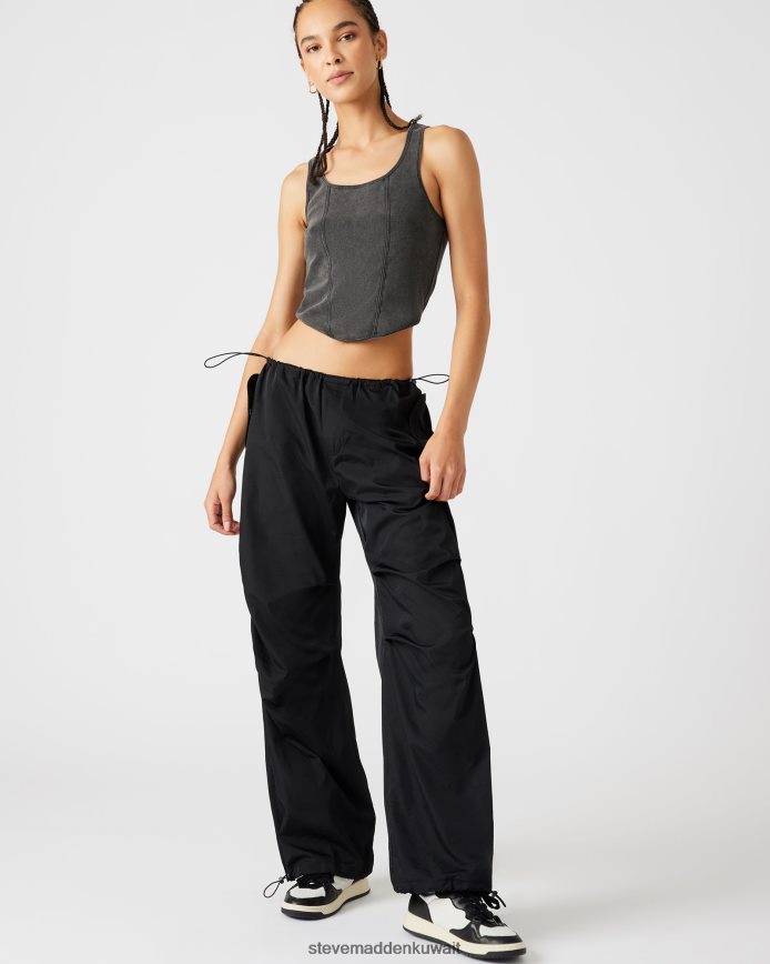 Steve Madden نحيف بيا المظلة بانت أسود يلبس 6JPNNF637