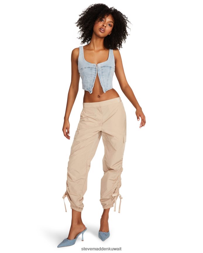 Steve Madden نحيف هالي بانت عظم/كاكي يلبس 6JPNNF640