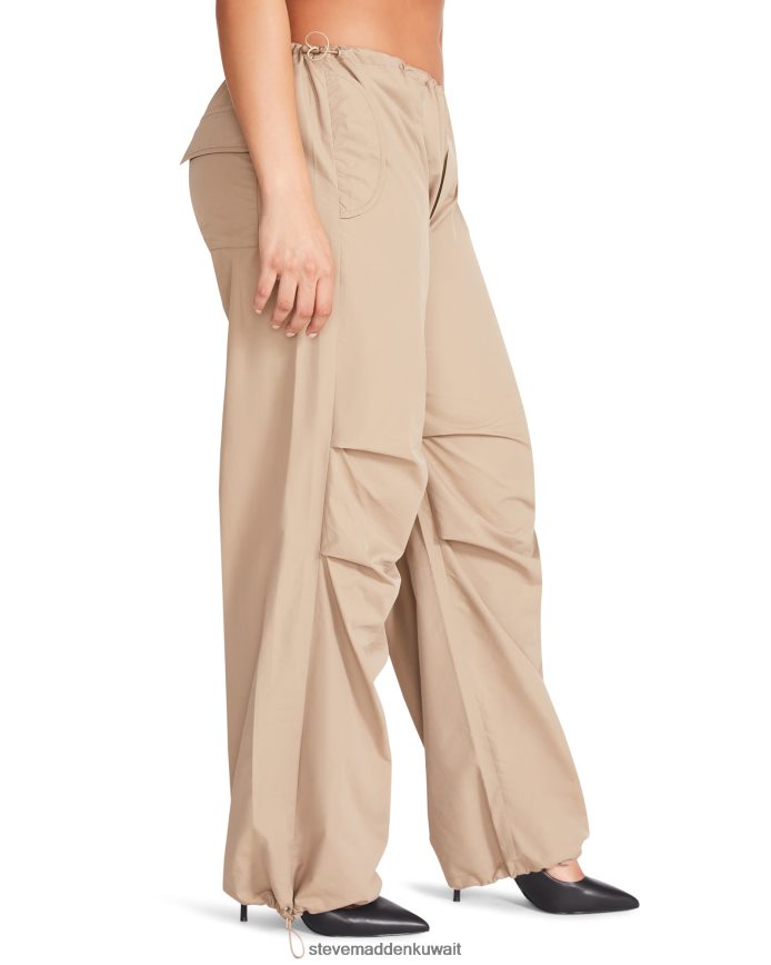 Steve Madden نحيف بيا المظلة بانت كاكي/بيج يلبس 6JPNNF655