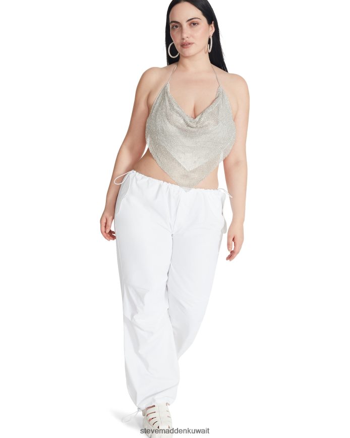 Steve Madden نحيف بيا المظلة بانت أبيض يلبس 6JPNNF660