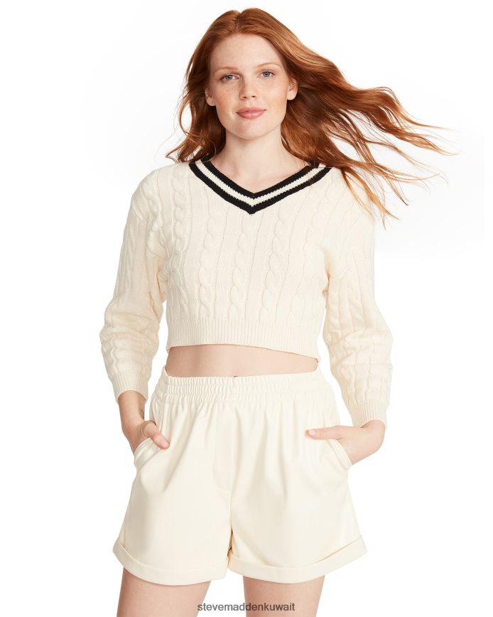 Steve Madden نحيف فوندا قصيرة فانيليا كريم يلبس 6JPNNF662