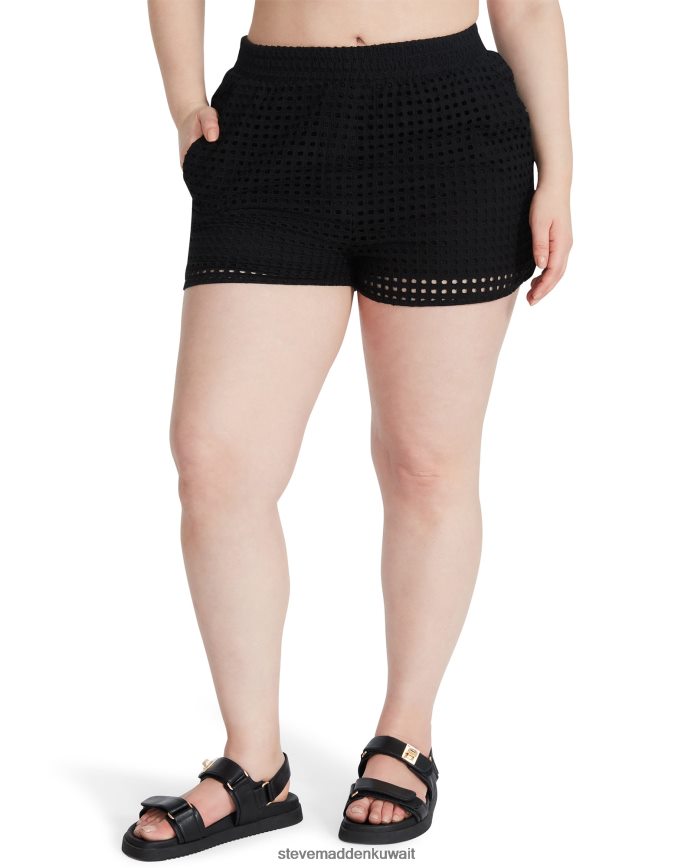 Steve Madden نحيف جلينون قصير أسود يلبس 6JPNNF665