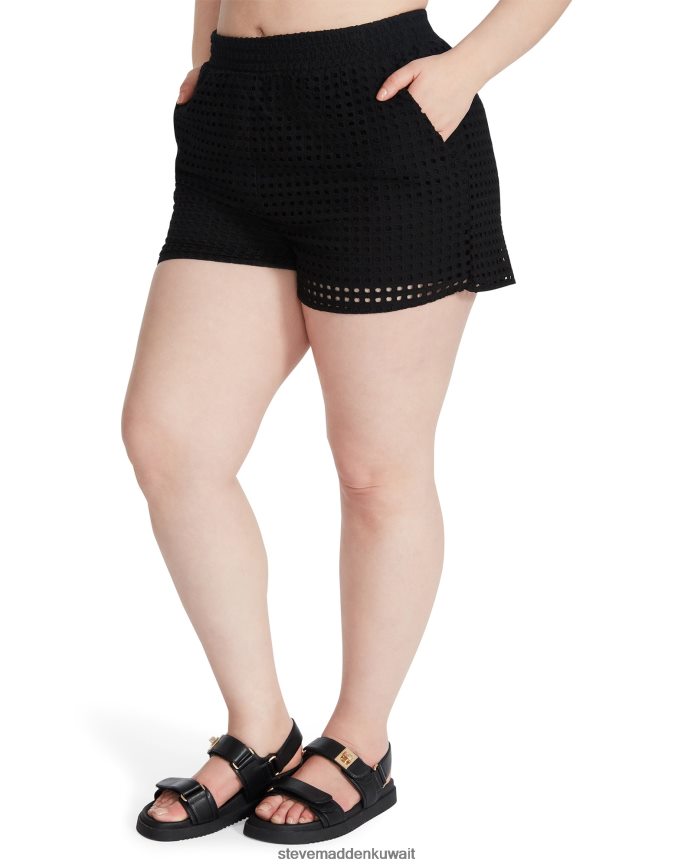 Steve Madden نحيف جلينون قصير أسود يلبس 6JPNNF665