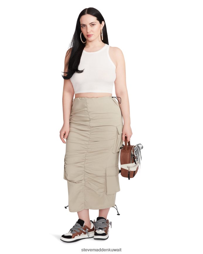 Steve Madden نحيف تنورة ميلي رمادي يلبس 6JPNNF667