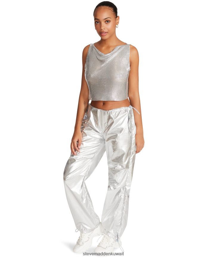 Steve Madden نحيف بيا المظلة بانت فضة يلبس 6JPNNF668