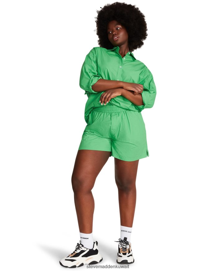 Steve Madden نحيف تيش قصير أخضر يلبس 6JPNNF676