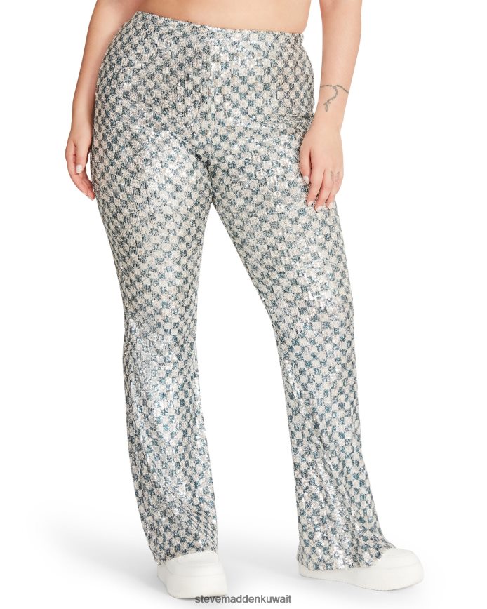 Steve Madden نحيف بانت شي فضة يلبس 6JPNNF683