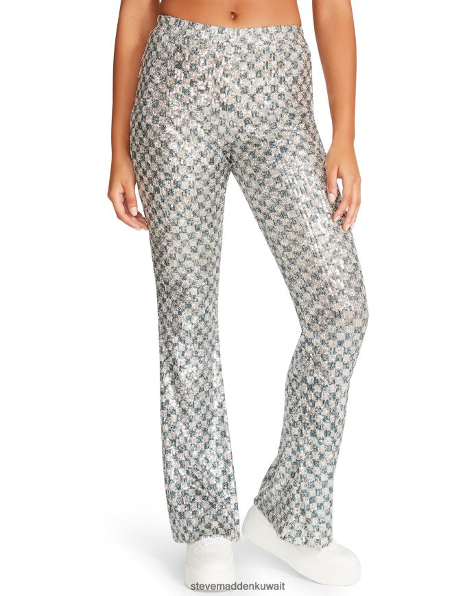 Steve Madden نحيف بانت شي فضة يلبس 6JPNNF683