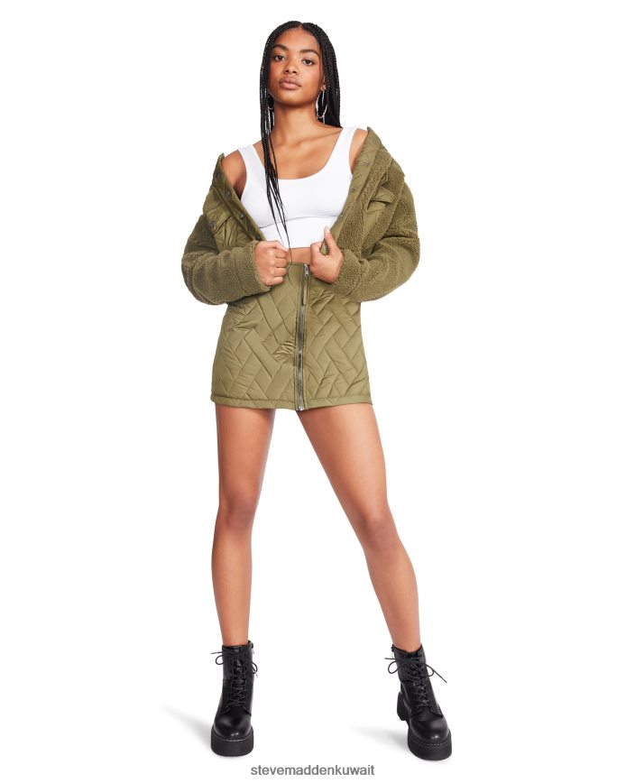 Steve Madden نحيف تنورة إيمرسون زيتون يلبس 6JPNNF684