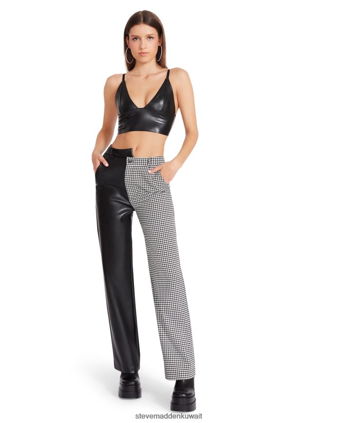 Steve Madden نحيف ماكنزي هاوندزتوث بانت أبيض يلبس 6JPNNF685