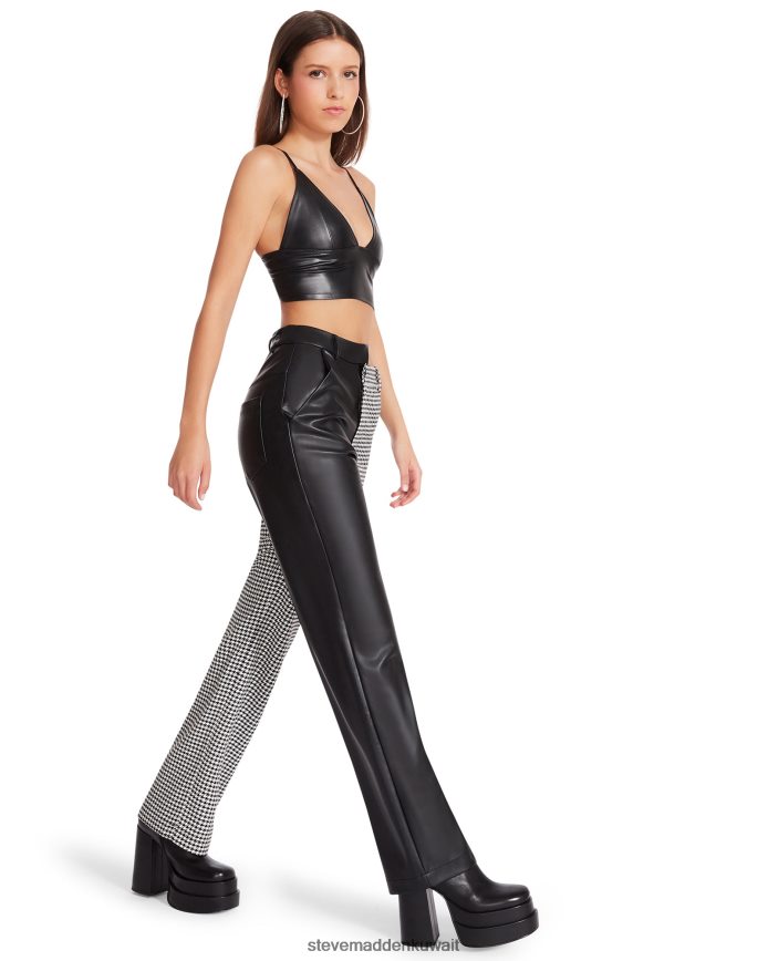 Steve Madden نحيف ماكنزي هاوندزتوث بانت أبيض يلبس 6JPNNF685