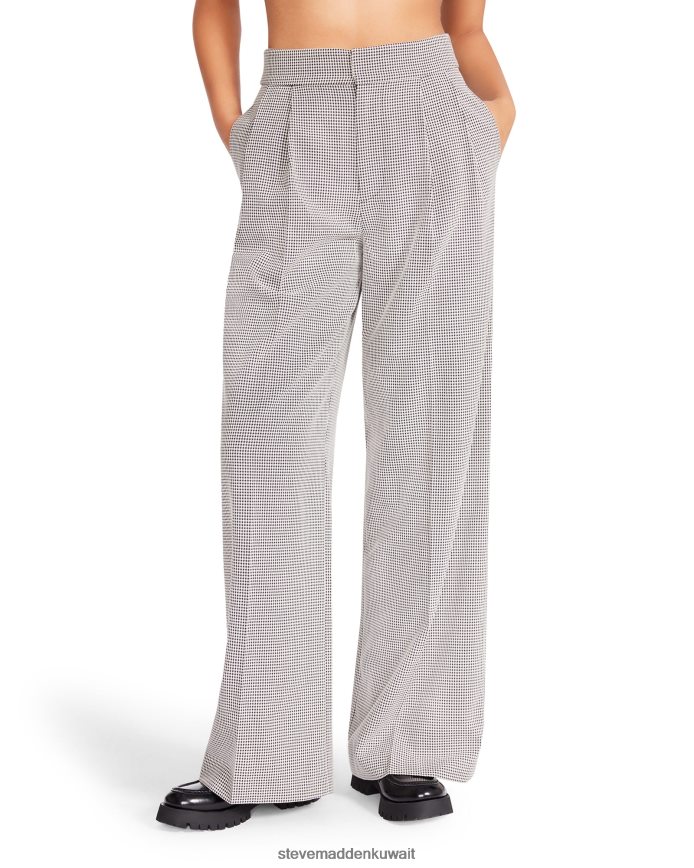 Steve Madden نحيف إيزابيلا منقوشة بانت أسود يلبس 6JPNNF689