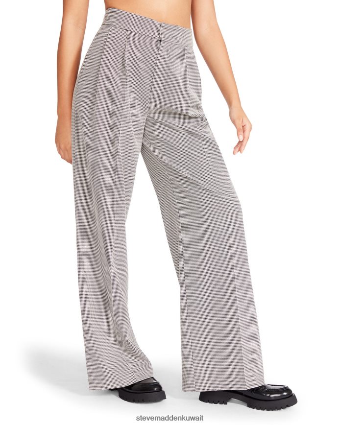 Steve Madden نحيف إيزابيلا منقوشة بانت أسود يلبس 6JPNNF689