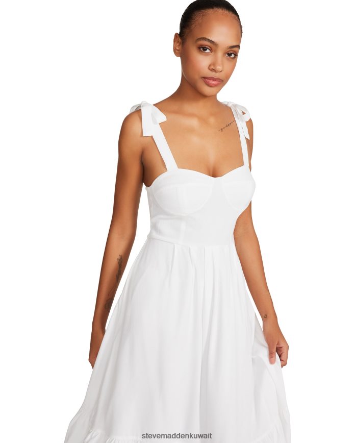 Steve Madden نحيف فستان صوفيا روز أبيض يلبس 6JPNNF693