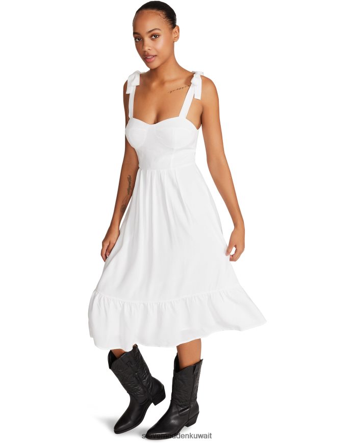 Steve Madden نحيف فستان صوفيا روز أبيض يلبس 6JPNNF693