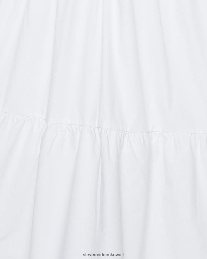 Steve Madden نحيف فستان لينا ماكسي أبيض يلبس 6JPNNF695