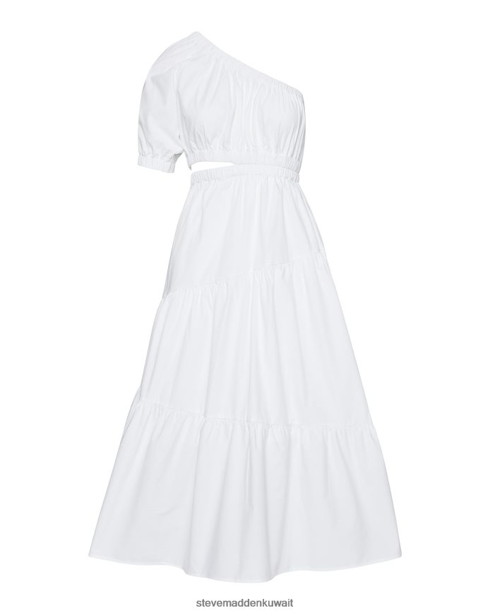 Steve Madden نحيف فستان لينا ماكسي أبيض يلبس 6JPNNF695
