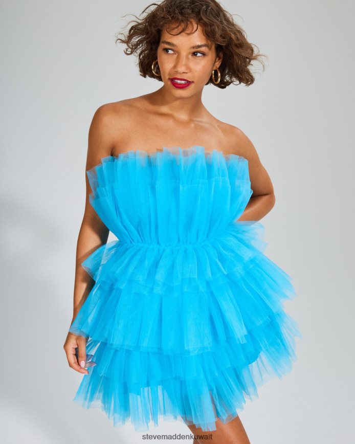 Steve Madden نحيف فستان كاثلين أزرق يلبس 6JPNNF697