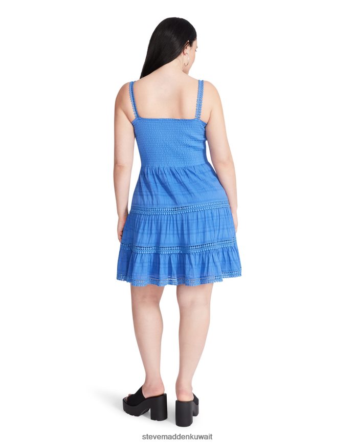 Steve Madden نحيف فستان طبقات سعيدة أزرق يلبس 6JPNNF702