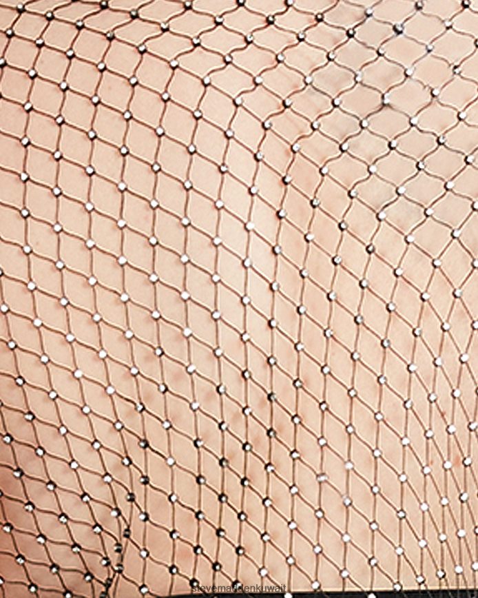 Steve Madden نحيف فستان قصير شبكي بحجر الراين أسود يلبس 6JPNNF709