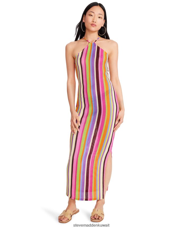 Steve Madden نحيف فستان ماكينا متعدد وردي يلبس 6JPNNF712