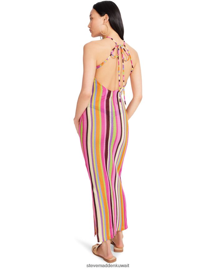 Steve Madden نحيف فستان ماكينا متعدد وردي يلبس 6JPNNF712