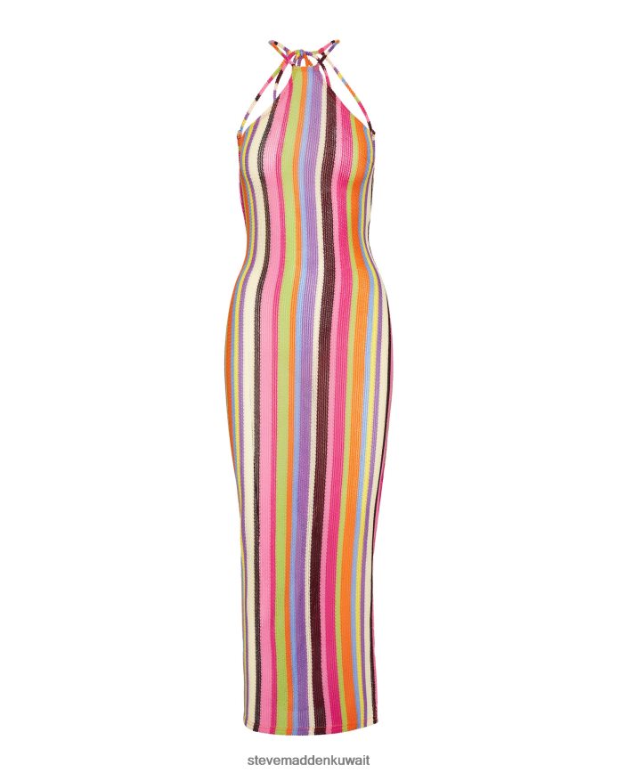 Steve Madden نحيف فستان ماكينا متعدد وردي يلبس 6JPNNF712