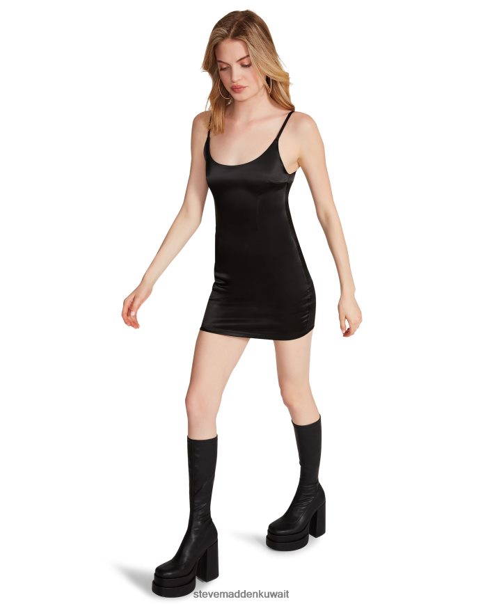 Steve Madden نحيف فستان توبي أسود يلبس 6JPNNF715