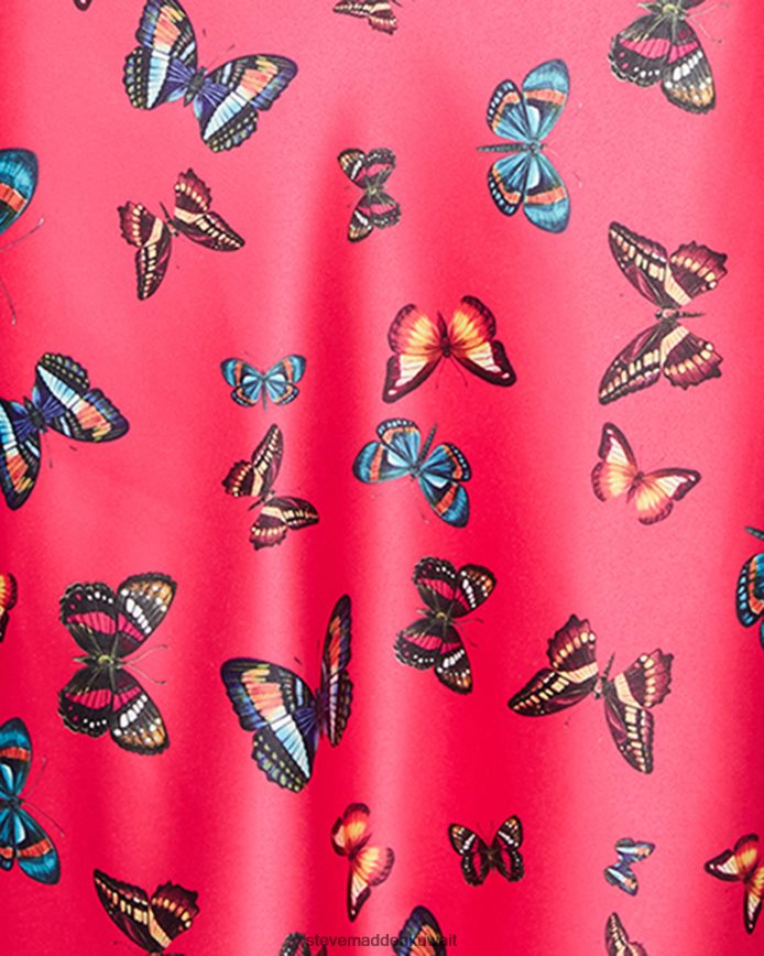 Steve Madden نحيف فستان الكنز وردي فاقع يلبس 6JPNNF716