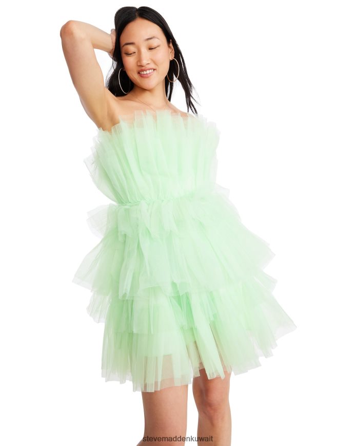 Steve Madden نحيف فستان كاثلين اخضر فاتح يلبس 6JPNNF717