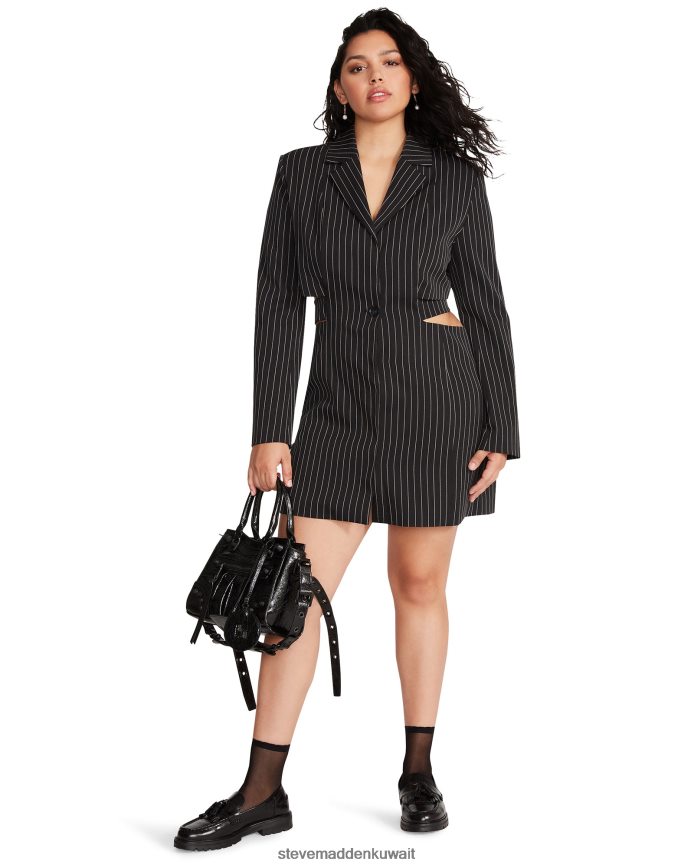 Steve Madden نحيف فستان نيفيه أسود يلبس 6JPNNF718