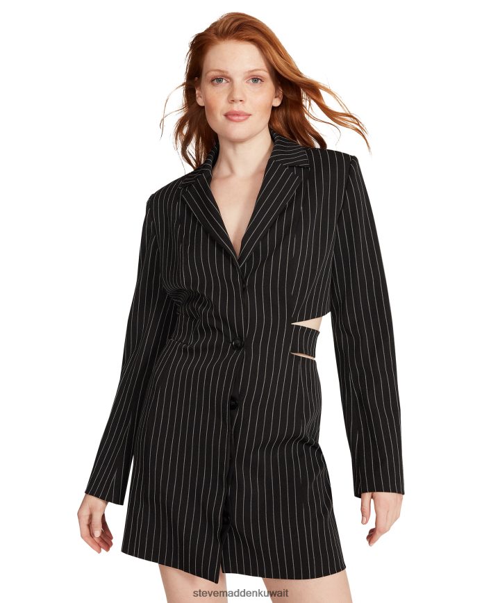 Steve Madden نحيف فستان نيفيه أسود يلبس 6JPNNF718