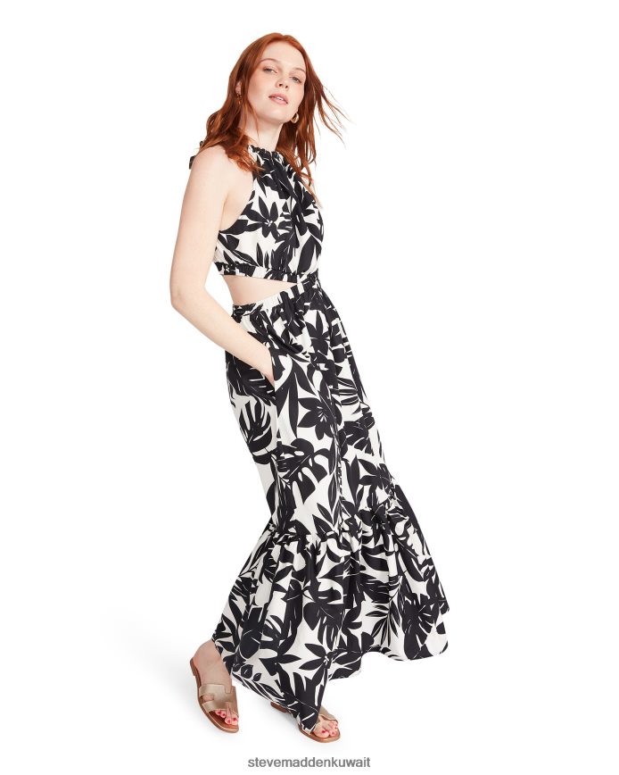 Steve Madden نحيف فستان جولز أسود أبيض يلبس 6JPNNF722