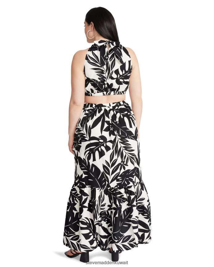 Steve Madden نحيف فستان جولز أسود أبيض يلبس 6JPNNF722