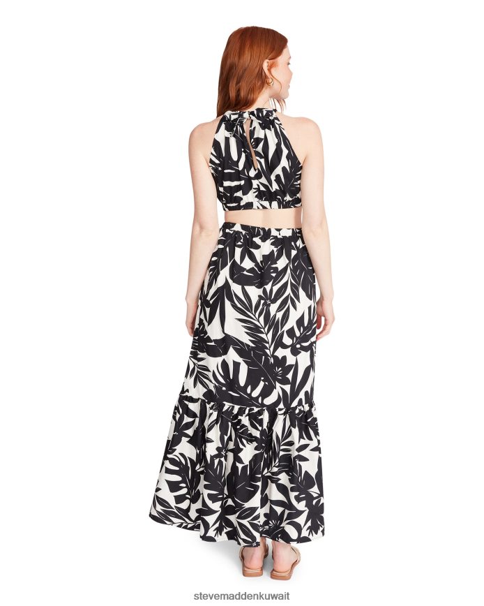 Steve Madden نحيف فستان جولز أسود أبيض يلبس 6JPNNF722