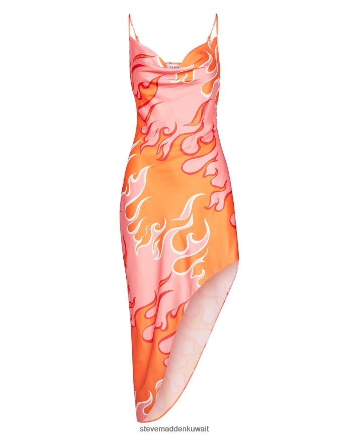 Steve Madden نحيف فستان اولورا متعدد وردي يلبس 6JPNNF724