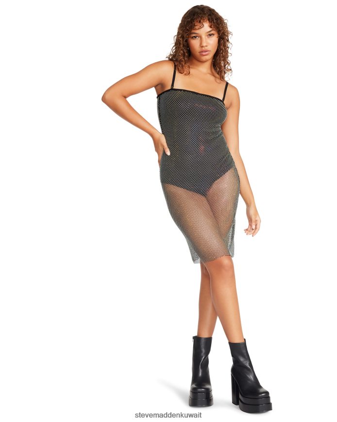 Steve Madden نحيف فستان تشارليز أسود يلبس 6JPNNF727