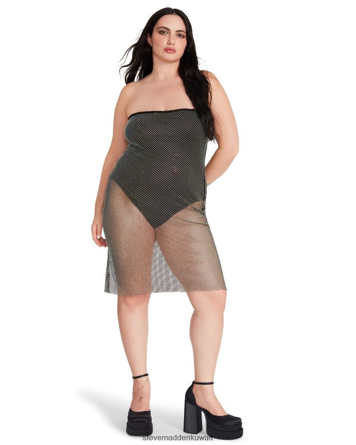 Steve Madden نحيف فستان تشارليز أسود يلبس 6JPNNF727
