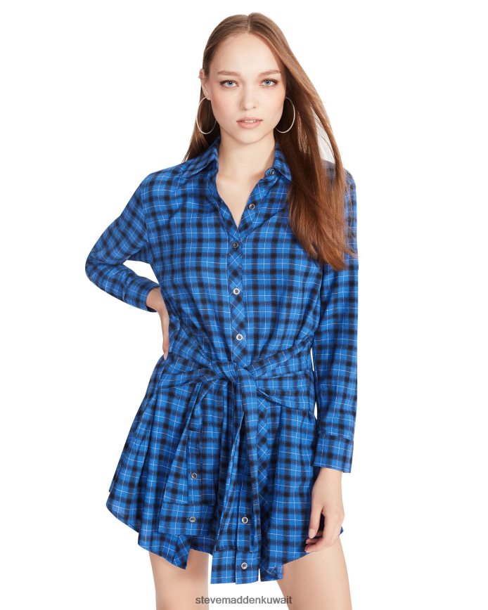 Steve Madden نحيف فستان بيتون أزرق يلبس 6JPNNF731