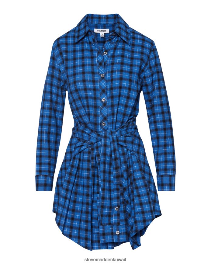 Steve Madden نحيف فستان بيتون أزرق يلبس 6JPNNF731