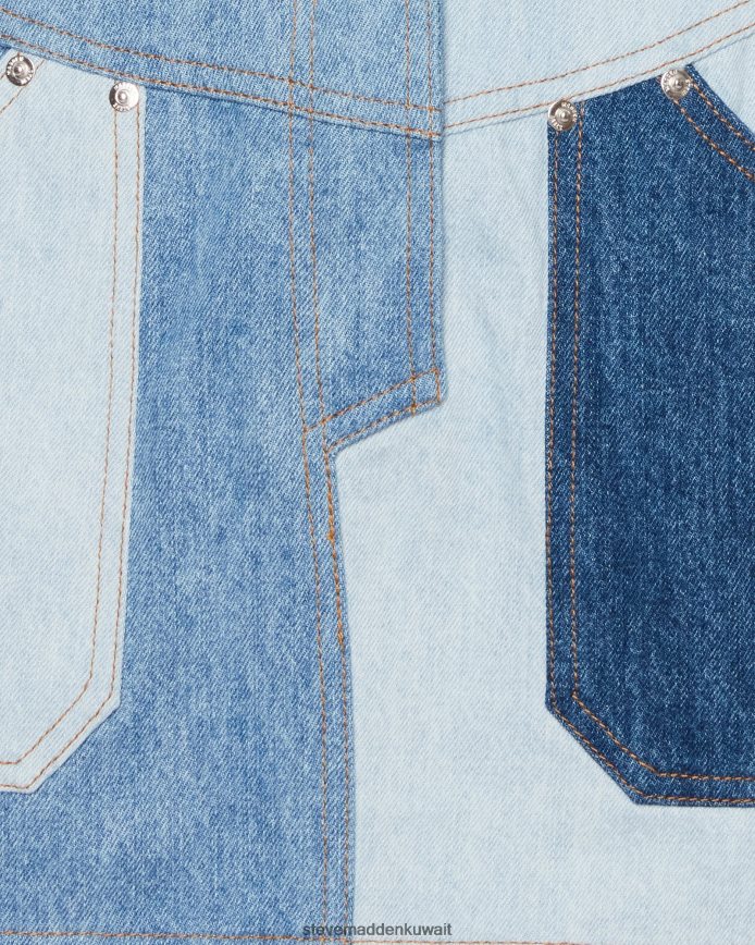 Steve Madden نحيف فستان رايلي قماش الدنيم يلبس 6JPNNF734