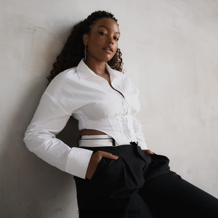 Steve Madden نحيف ستاسي أعلى أبيض يلبس 6JPNNF739