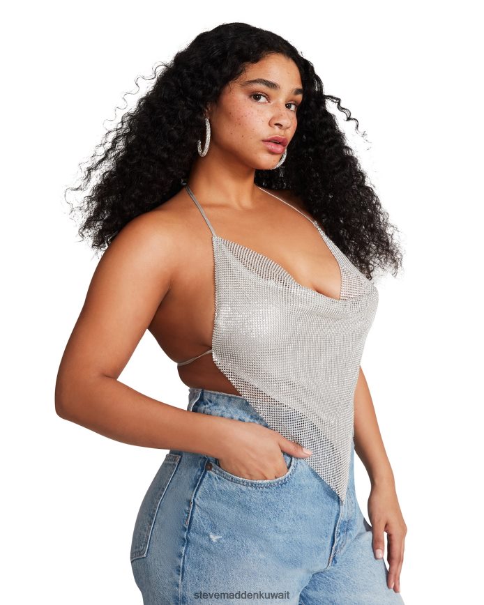 Steve Madden نحيف بالكاد هناك الرسن حجر الراين فضة يلبس 6JPNNF740