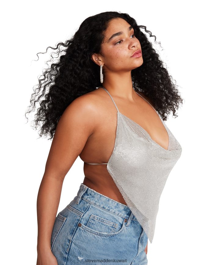 Steve Madden نحيف بالكاد هناك الرسن حجر الراين فضة يلبس 6JPNNF740