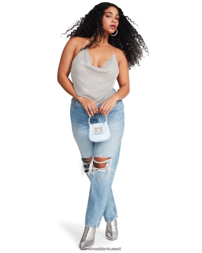 Steve Madden نحيف بالكاد هناك الرسن حجر الراين فضة يلبس 6JPNNF740